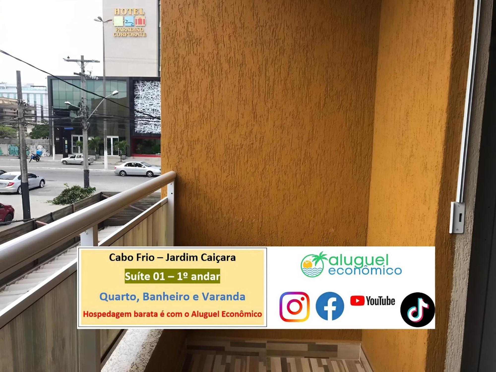 Cabo Frio - Jardim Caicara - Aluguel Economico Apartment Екстериор снимка